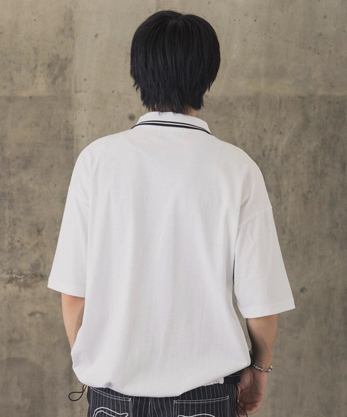 inhabitant（インハビタント） ポロシャツ 半袖 「INHABITANT」ビッグ
