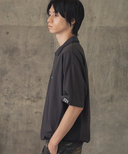inhabitant（インハビタント） ポロシャツ 半袖 「INHABITANT」ビッグ