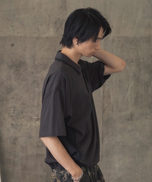inhabitant（インハビタント） ポロシャツ 半袖 「INHABITANT」ビッグ