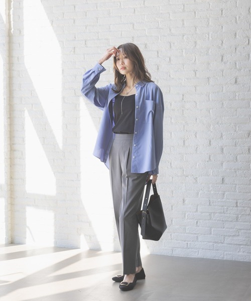 オンラインショップ GLOBAL WORK パンツ ウツクシルエットDRYテーパードパンツTall パンツ