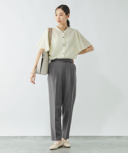 GLOBAL WORK パンツ ウツクシルエットDRYテーパードパンツTall