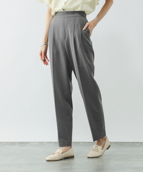GLOBAL WORK パンツ ウツクシルエットDRYテーパードパンツTall