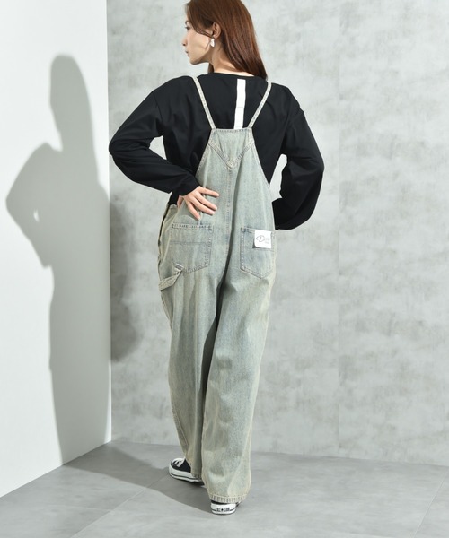 イシカワラボ ＣＹＮＩＣＡＬ ミドルオンスデニムキャミサロペット INTERPLANET サロペット オーバーオール 「CYNICAL」ミドル