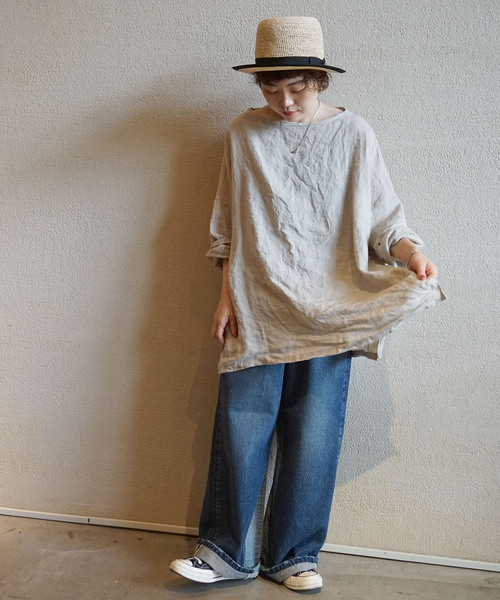「JOURNAL STANDARD LUXE」 長袖ブラウス - ベージュ レディース JOURNAL STANDARD LUXE 「JOURNAL LUXE」 長袖ブラウス