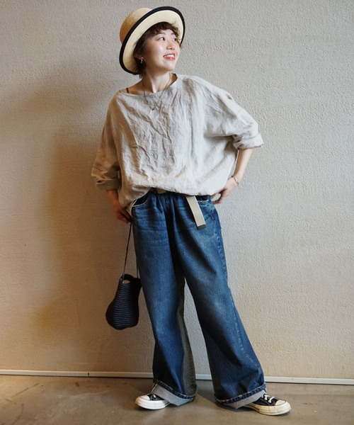 「JOURNAL STANDARD LUXE」 長袖ブラウス - ベージュ レディース JOURNAL STANDARD LUXE 「JOURNAL LUXE」 長袖ブラウス