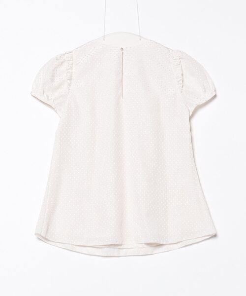 「GREED」 ドット柄半袖ブラウス S ホワイト レディース_画像2