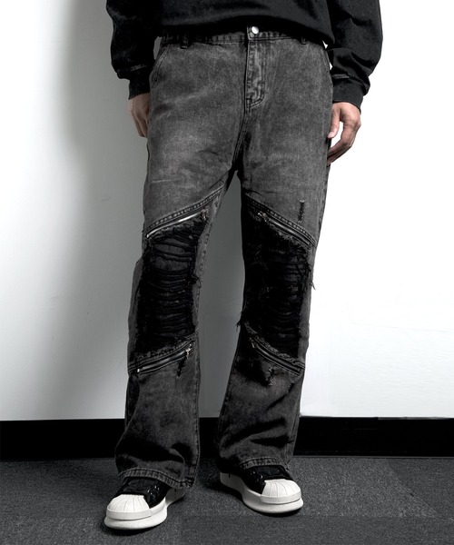 JOHNNY WOLF（ジョニーウルフ） ジーンズ NIER ファスナーアレンジ