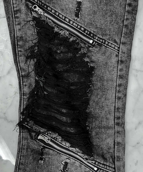 JOHNNY WOLF（ジョニーウルフ） ジーンズ NIER ファスナーアレンジ