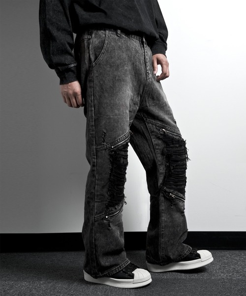 JOHNNY WOLF（ジョニーウルフ） ワイドパンツ ジーンズ NIER 
