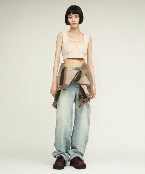 leinwande（ラインヴァンド） 水着 「leinwande」Knitted Beach Bra