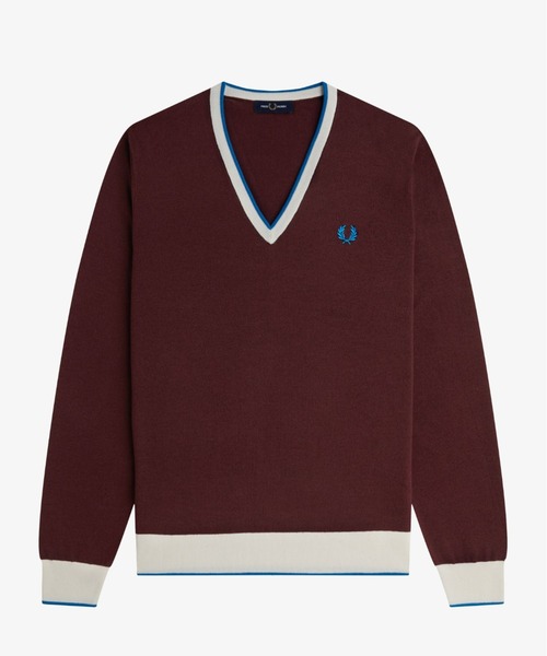 【最安値】Fred Perry ニット FRED PERRY（フレッドペリー） セーター ニット Contrast Tipped