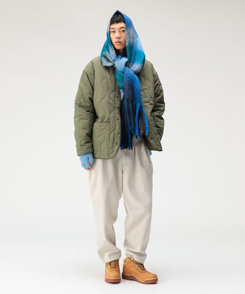 BEAMS（ビームス） パンツ ワイドテーパード ウェービング