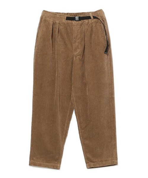 【極美品】BEAMS+ 2タック ワイド テーパード コーデュロイ パンツ M BEAMS（ビームス） パンツ ワイドテーパード ウェービング