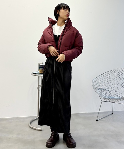 「SEN TOKYO」 中綿ブルゾン X-LARGE ブラウン レディース_画像3