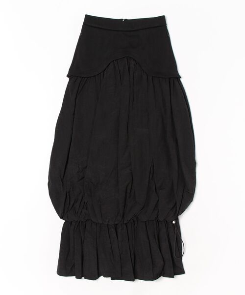 UN3D. / ロングスカート/38/ポリエステル/BLK/無地/522450802401-01 UN3D. 「UN3D.」 ロングスカート 38 ブラック レディース : ZOZOTOWN