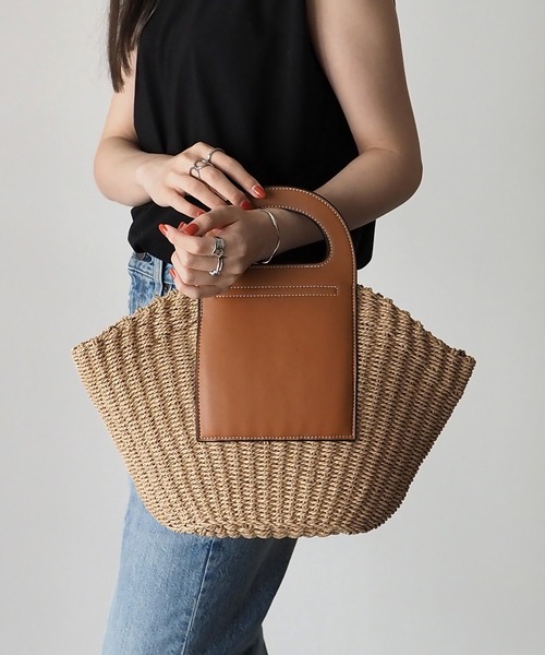 「Riberry」 かごバッグ FREE ホワイト レディース_画像2