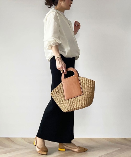 「Riberry」 かごバッグ FREE ホワイト レディース_画像9