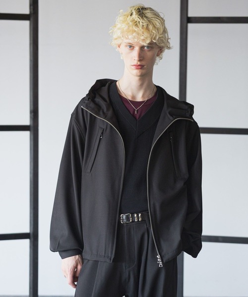 HARE ブルゾン アウター 「SET UP対応」ルーズラインフード