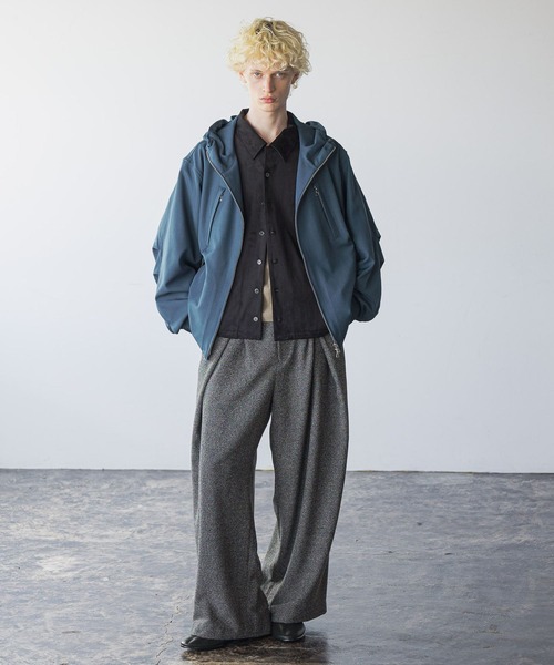 HARE ブルゾン アウター 「SET UP対応」ルーズラインフード