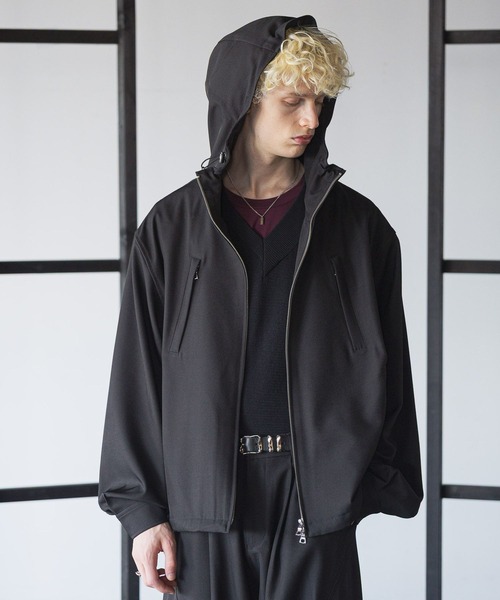 HARE ブルゾン アウター 「SET UP対応」ルーズラインフード