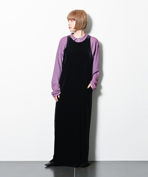 ワンピース CITYSHOP VELOUR AMESLI DRESS CITYSHOP（シティショップ） ワンピース VELOUR AMESLI DRESS