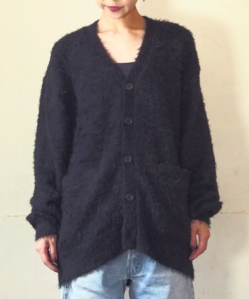「THE MILES」 「Agitator」ニットカーディガン SMALL キャメル レディース