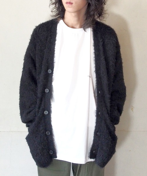 「THE MILES」 「Agitator」ニットカーディガン SMALL キャメル レディース