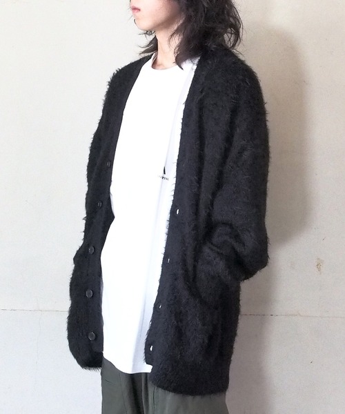 「THE MILES」 「Agitator」ニットカーディガン SMALL キャメル レディース