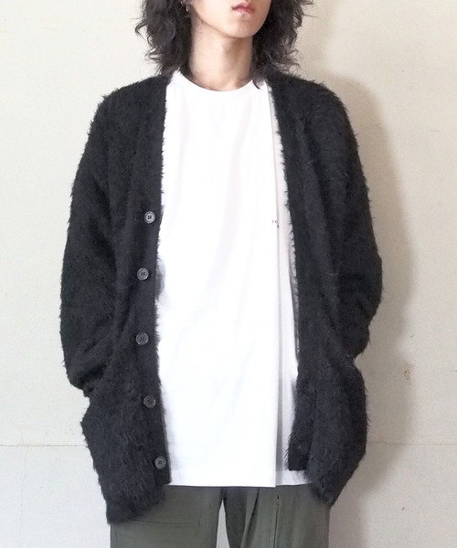 「THE MILES」 「Agitator」ニットカーディガン SMALL キャメル レディース