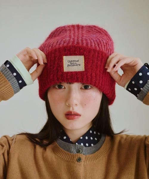 common gull products. 青虫ボーダー　パープル Lサイズ common gull products.（コモンガルプロダクツ）の「青虫