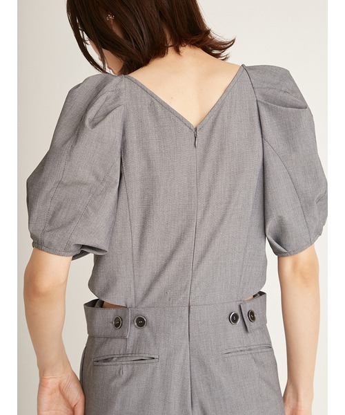 SNIDEL（スナイデル） オールインワン 0 グレー レディース : ZOZOTOWN