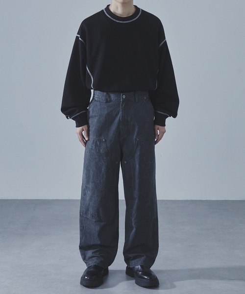 SLICK（スリック） パンツ 「SLICK/スリック」Pigment Dye Double Knee