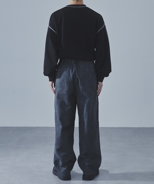 SLICK（スリック） パンツ 「SLICK/スリック」Pigment Dye Double Knee