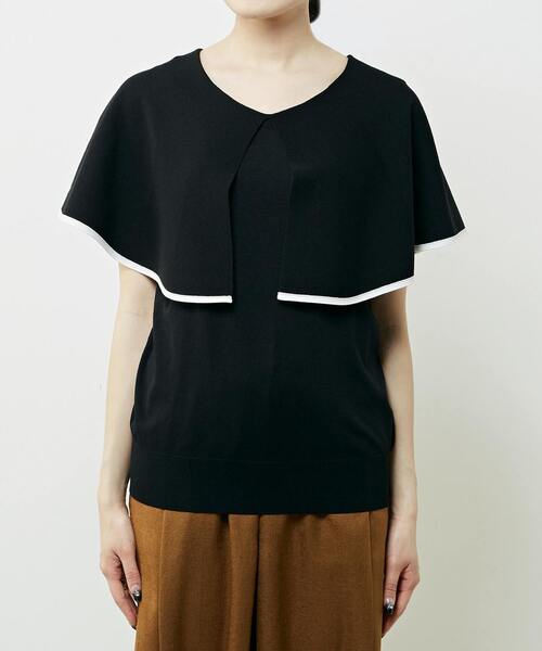 「Liesse」 ノースリーブニット FREE ブラック レディース_画像6