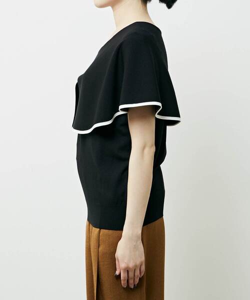 「Liesse」 ノースリーブニット FREE ブラック レディース_画像7