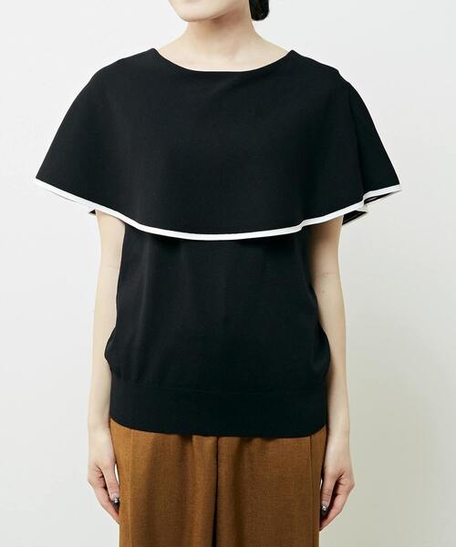 「Liesse」 ノースリーブニット FREE ブラック レディース_画像9