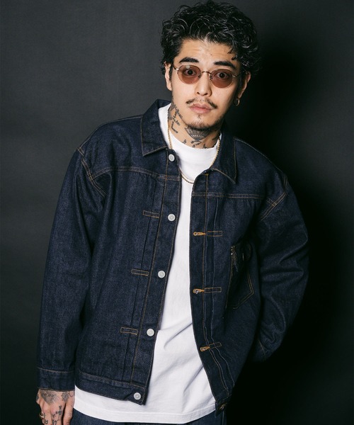 SOMÉT ダークデニムジャケット Subciety（サブサエティ） デニムジャケット gジャン Japan denim jkt