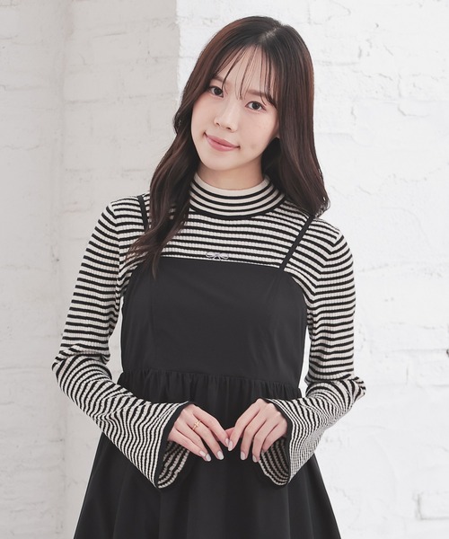 Honeys（ハニーズ） ニット セーター フレア袖ニット レディース