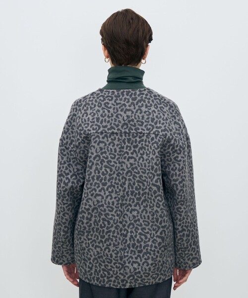 TOMORROWLAND collection ノーカラーコート コート アニマルリバー 2