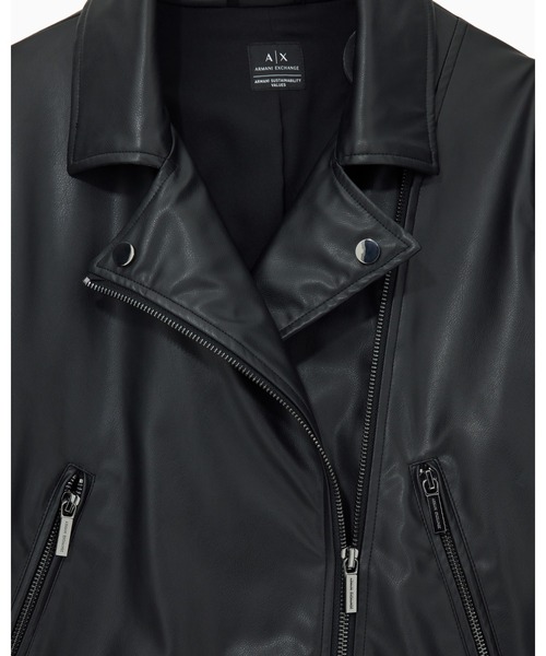 ARMANI EXCHANGE レザージャケット ライダース 「A|X アルマーニ