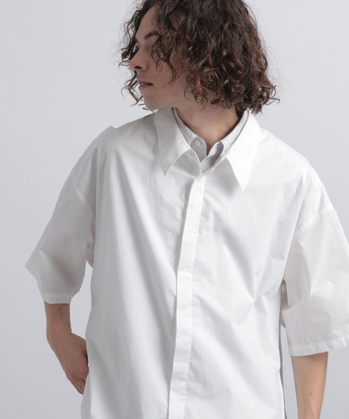 HARE（ハレ） 半袖シャツ FREE ブルー メンズ : ZOZOTOWN Yahoo!店