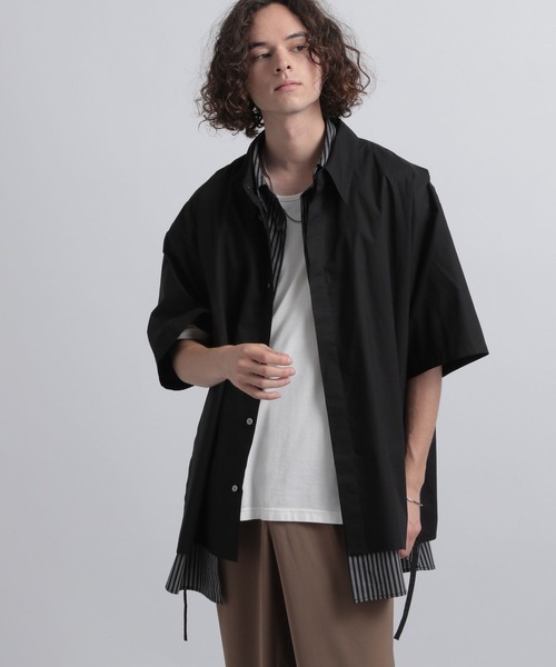 HARE（ハレ） 半袖シャツ FREE ブルー メンズ : ZOZOTOWN Yahoo!店