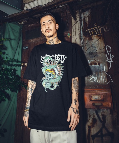 「Subciety」 半袖Tシャツ SMALL ホワイト メンズ_画像6
