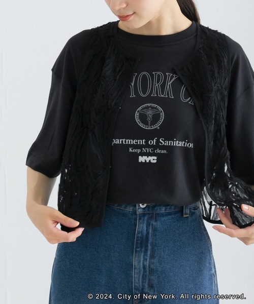 「GOOD ROCK SPEED」 半袖カットソー FREE ブラック レディース_画像2