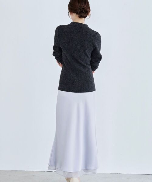 cle blatt ロング スカート レイヤードナロースカート : ZOZOTOWN