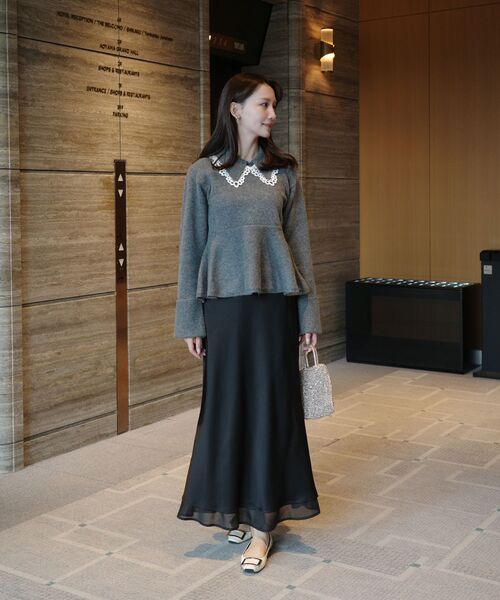 cle blatt ロング スカート レイヤードナロースカート : ZOZOTOWN