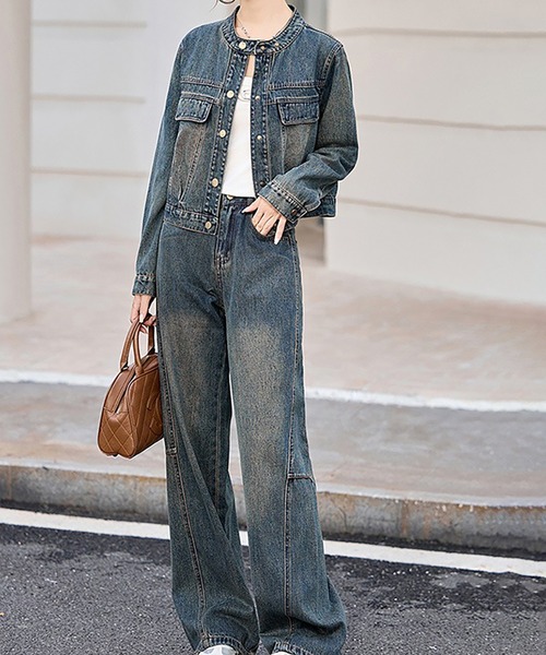 ANDREA&Co./タグ付/ブラウス&パンツセット/セットアップ/M