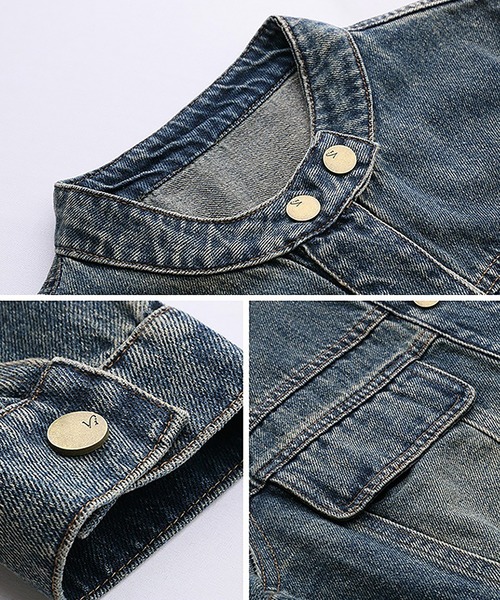 JOSE MOON◇セットアップ/38/レーヨン/GRY/無地/1724401512-0/ベスト