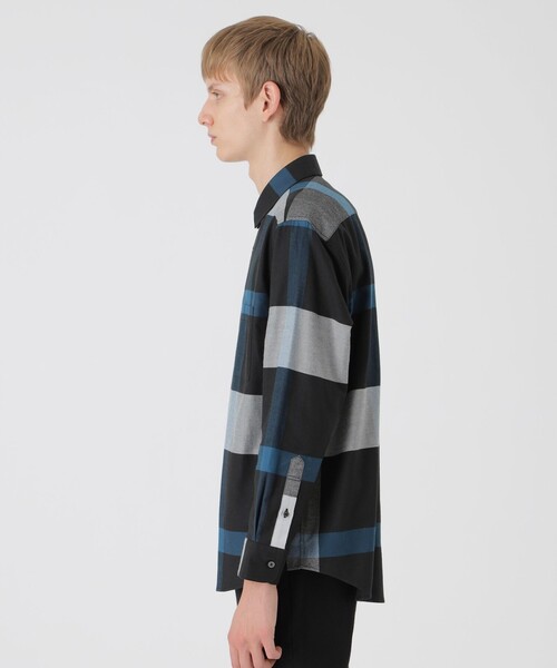 BLACK LABEL CRESTBRIDGEの長袖チェックシャツ　Lサイズ BLACK LABEL CRESTBRIDGEの長袖チェックシャツ Lサイズ