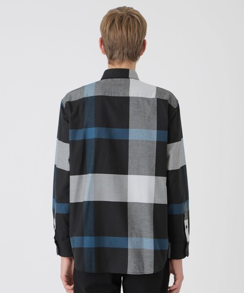 BLACK LABEL CRESTBRIDGEの長袖チェックシャツ　Lサイズ BLACK LABEL CRESTBRIDGEの長袖チェックシャツ Lサイズ BLACK LABEL